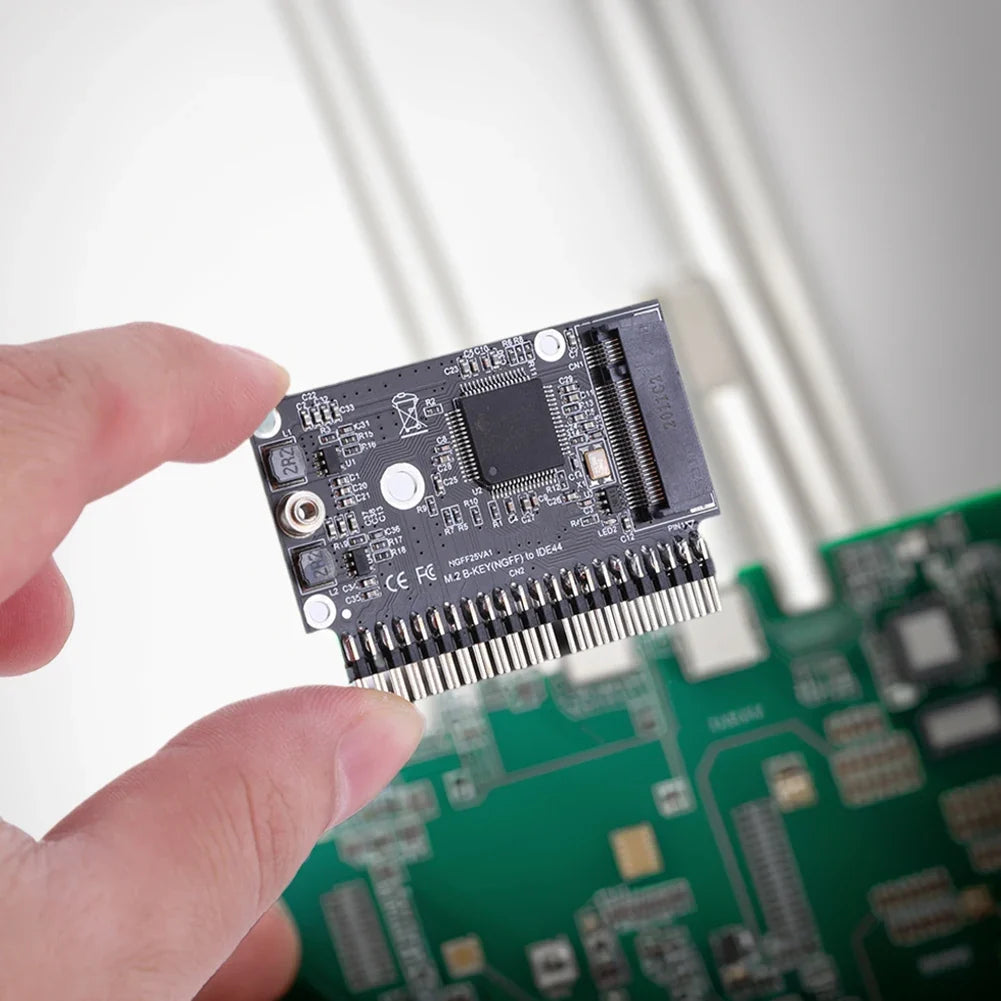 M.2 NGFF SATA to IDE 44-Pin Adapter Card | Laptop & Desktop SSD Adapter Card Qme