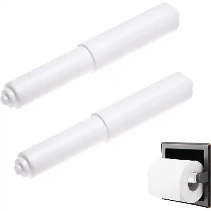 Spring-Loaded Auto Toilet Paper Holder – Tool-Free Install Toilet Paper Holder Qme
