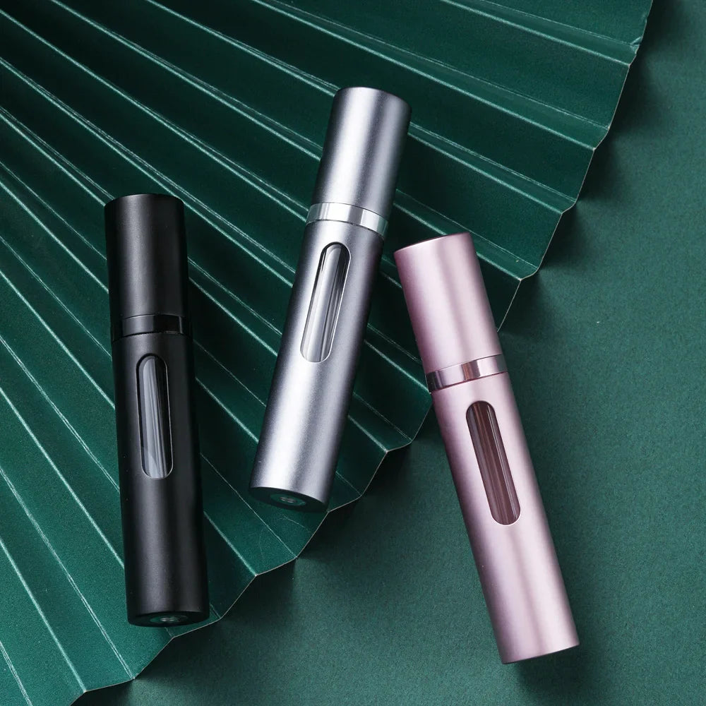 Glass Refillable Perfume Spray Bottles | 5-Pack Travel Atomizer Travel Perfume Atomizer Qme