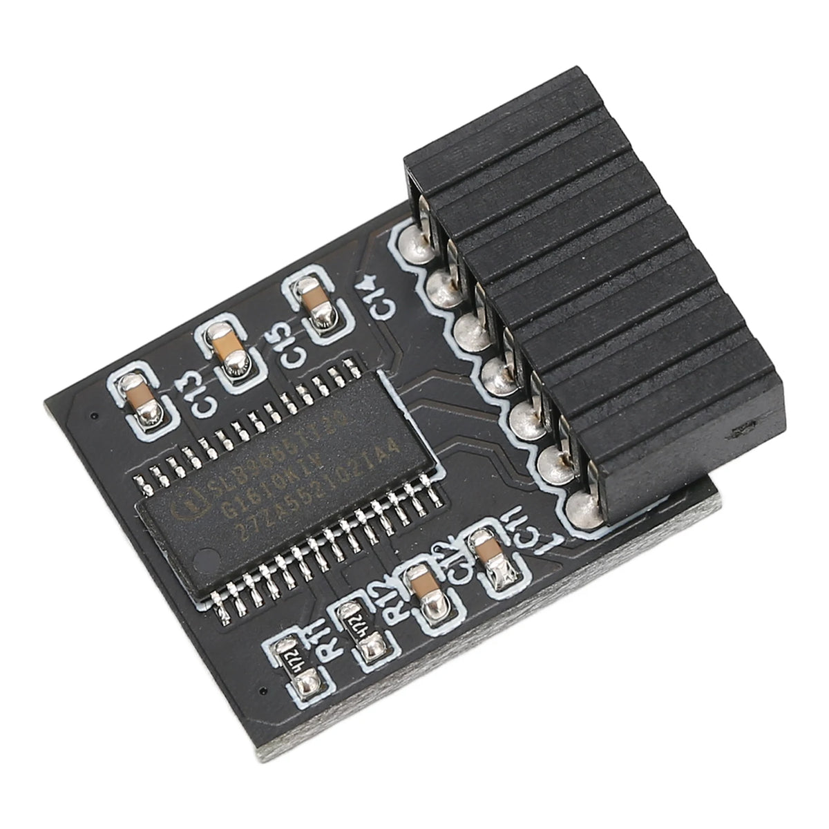 TPM 2.0 Security Module 14Pin LPC for ASUS Motherboards Security Module Qst black