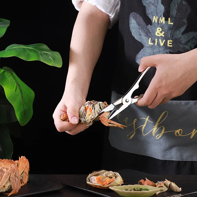 Stainless Steel Crab & Lobster Pliers Clamp Picking Tool Seafood Picking Tool Qme