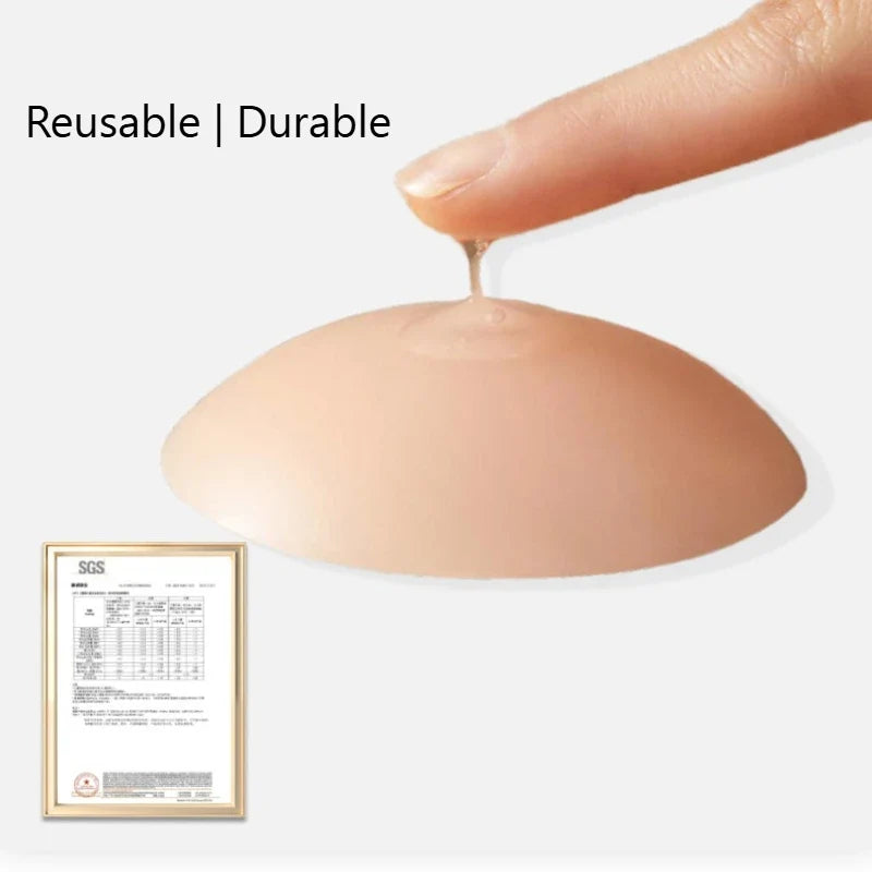 Silicone Self-Adhesive Nipple Covers – Seamless & Invisible Silicone Nipple Covers Qme