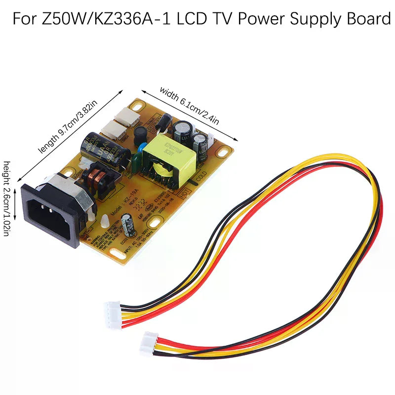 LCD TV Power Supply Board 12V 3A | Z50W KZ336A-1 Replacement TV Power Supply Board Qme
