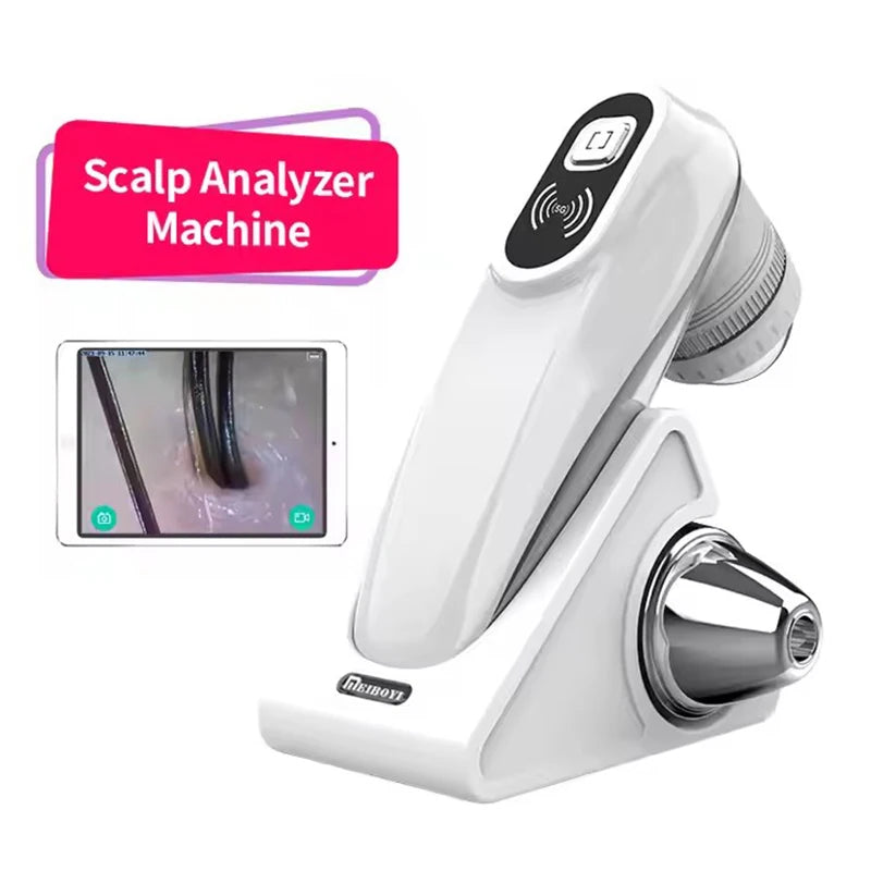 WiFi Scalp & Skin Analyzer 50X/200X UV Hair Follicle Detector Scalp Skin Analyzer Qst
