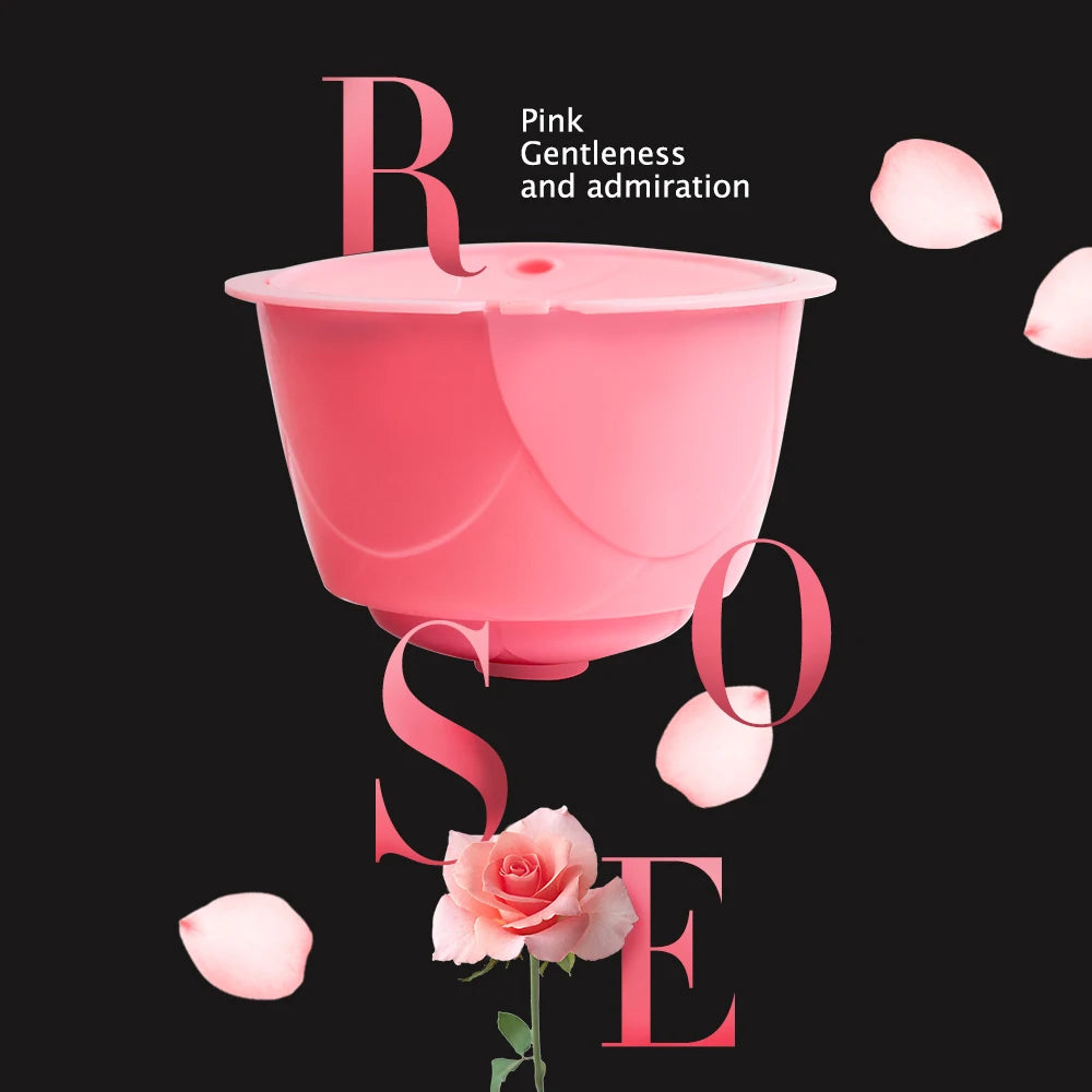 Reusable Dolce Gusto Pods – Refillable Coffee Capsule Filters Coffee Capsule Filter Qst 1pcs-pink