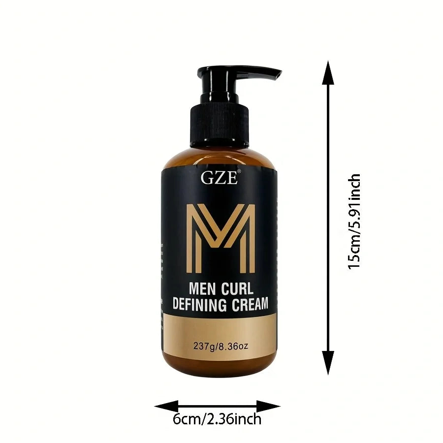 GZE Men Curl Defining Cream – Define & Hydrate Curls & Waves Curl Defining Cream Qme