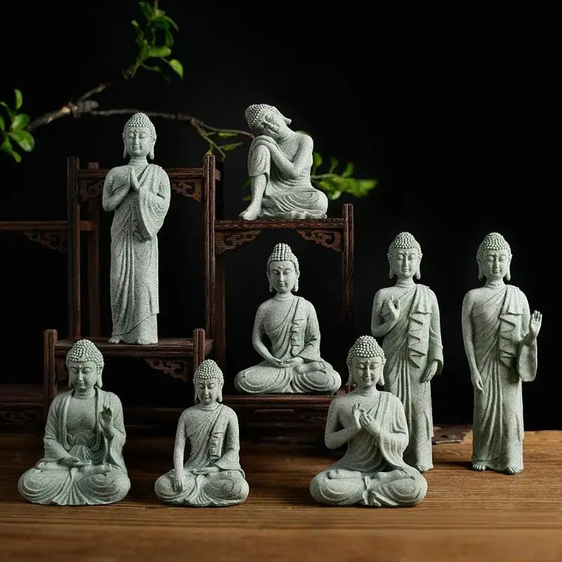 Mini Thai Buddha Figurine – Zen Desk & Office Decor Buddha Figurine Qme