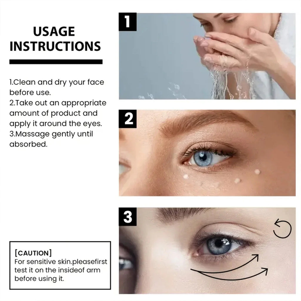 Retinol Caffeine Eye Serum – Lifts, Brightens & Smooths Eye Serum Qme