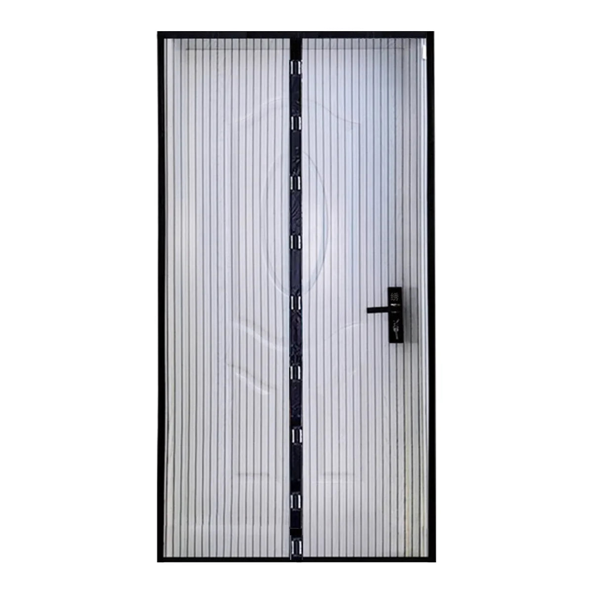 Magnetic Self-Closing Screen Door Mesh Curtain – 2 Panel Magnetic Screen Curtain Qme