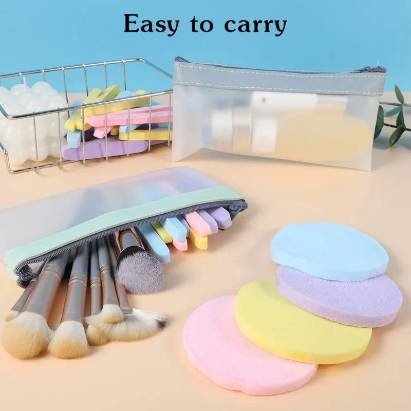 5-Pack Compressed Facial Sponges – Reusable Cleansing Sponges Facial Cleansing Sponge Qme