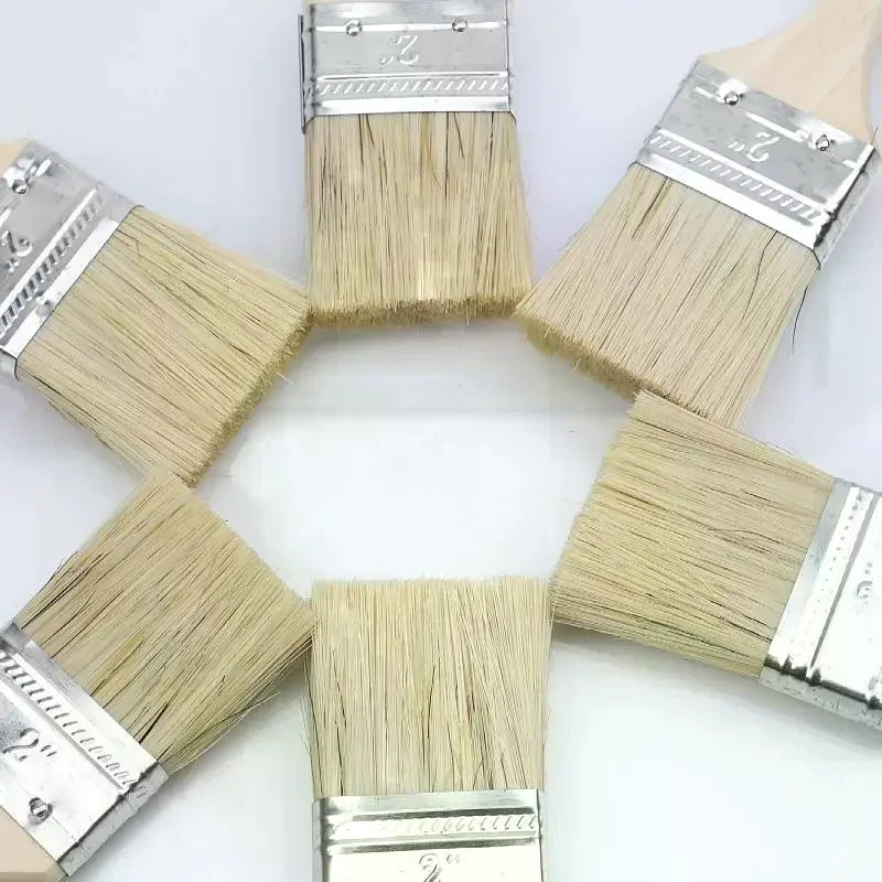 10 Small Paint Brushes for Art, Crafts, Varnish & Glue Paint Brush Set Qme Default Title