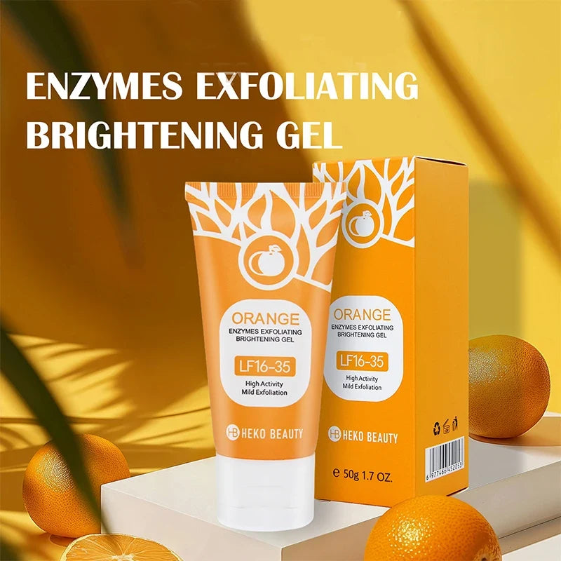 Orange Exfoliating Gel – Deep Cleansing & Pore Refining Exfoliating Gel Qme