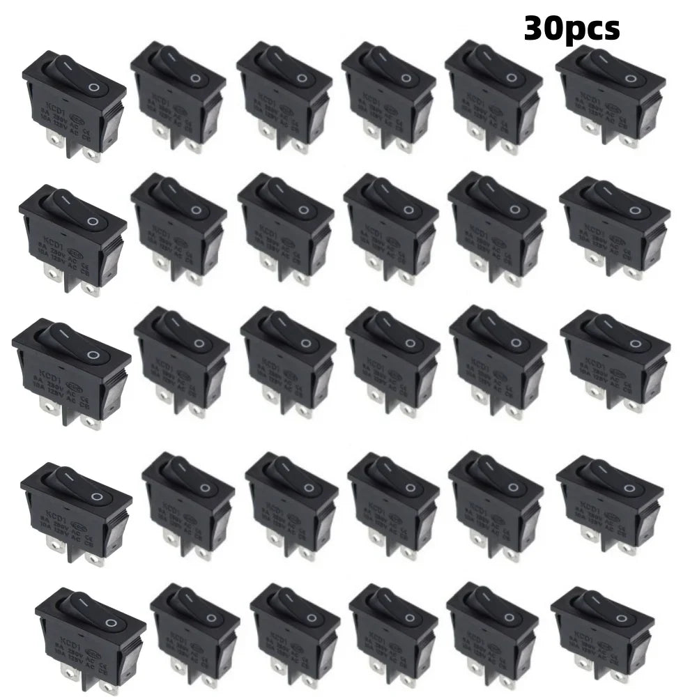 Thin Flat Manual Toggle Switch – Copper Instrument Transfer Switch Toggle Switch Qme black-30pcs