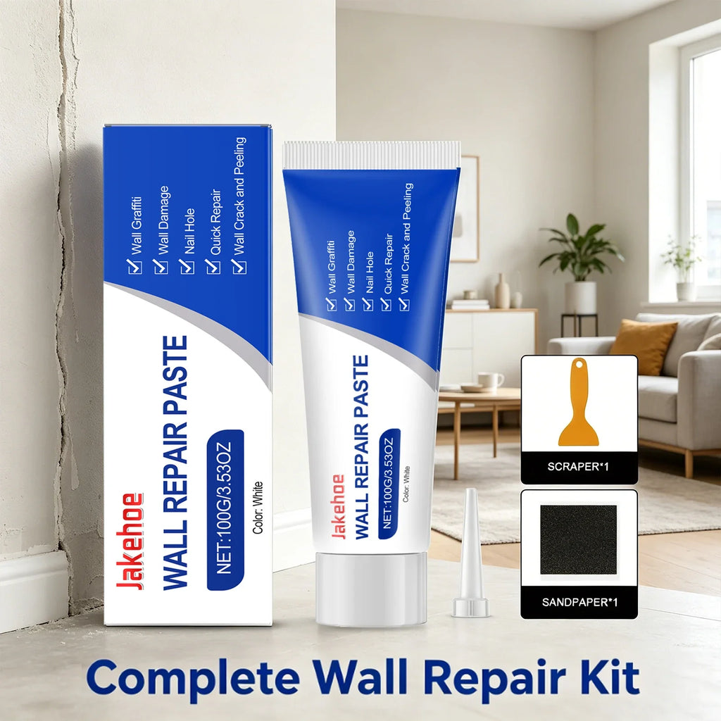 Wall Repair Paste – Fill Nail Holes, Cracks & Damage Wall Repair Paste Qme