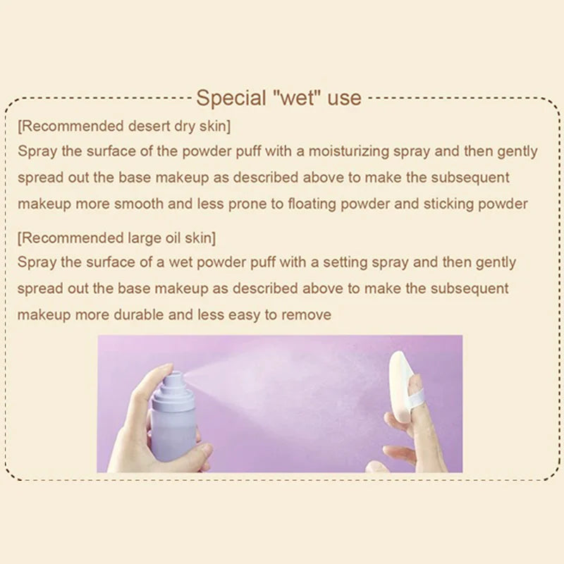 Water Drop Makeup Sponge Powder Puff | Foundation Blending Makeup Blending Sponge Qme