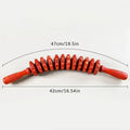 Wood Fascia Grooved Roller Massager – Anti-Slip Handle Fascia Roller Massager Qme onesize