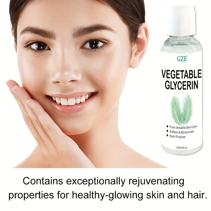 GZE 100% Pure Vegetable Glycerin – Skin Softener & Moisturizer Skin Care Glycerin Qme