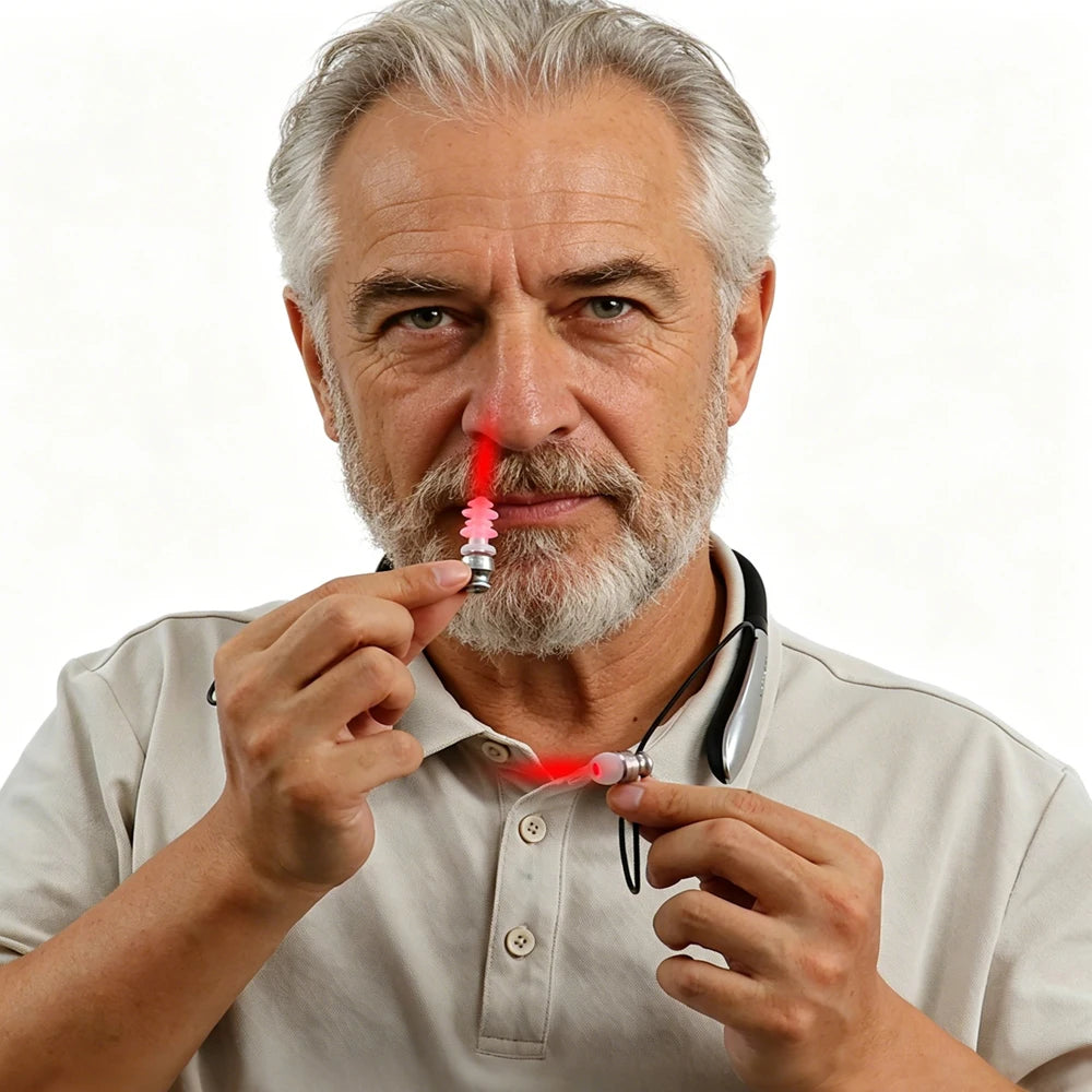 Nasal & Ear Red Light Therapy Device 650nm | SPK-705 Red Light Therapy Device Qst