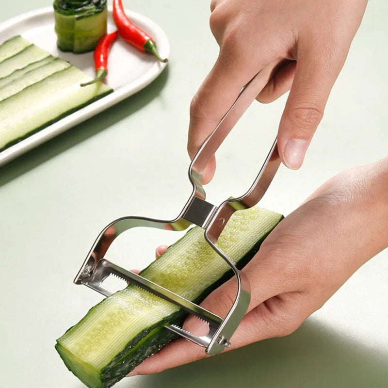 Stainless Steel Vegetable Grater & Peeler – Cabbage Slicer Vegetable Grater Peeler Qme