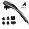 Electric Dolphin Massage Stick – 6-Head Full Body Massager Percussion Body Massager Qst Grey-EU Plug 220 V