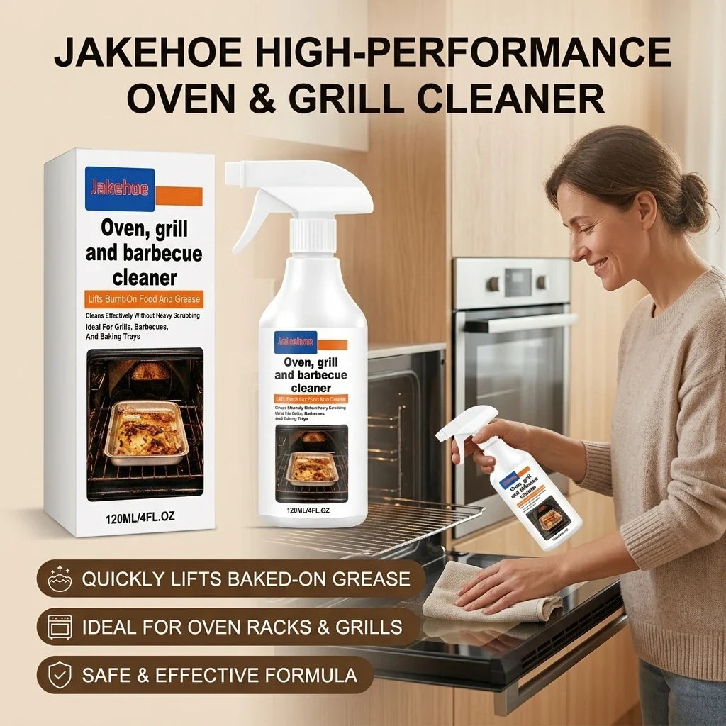 Oven & Grill Cleaning Spray | Heavy-Duty Degreaser, 3 Scents Kitchen Cleaning Spray Qme
