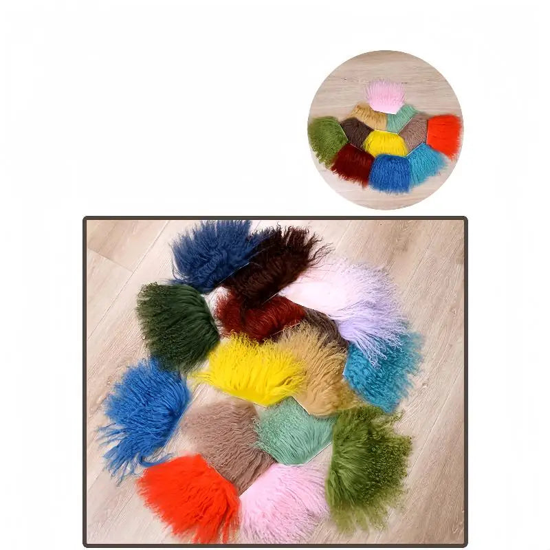 Mongolian Curly Wool Hair Extensions for Blythe Doll Wigs Doll Hair Extensions Qme
