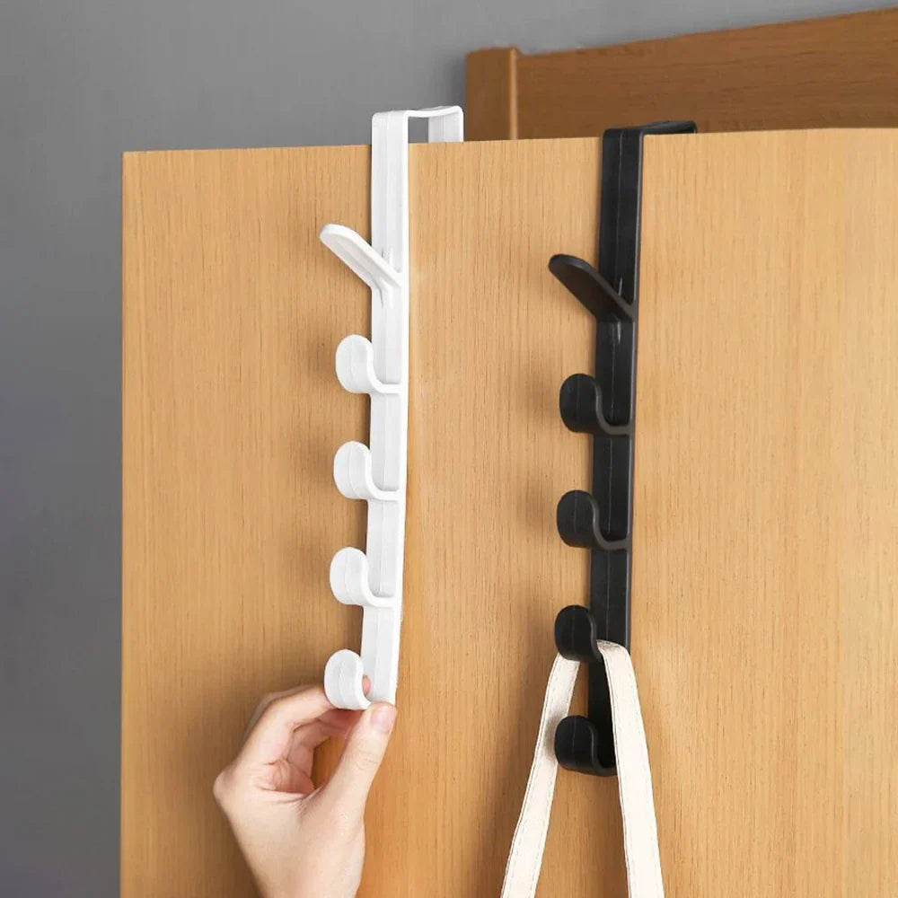 Behind Door Coat Hook Hanger – Wardrobe Storage Rack | Qme Door Hook Rack Qme