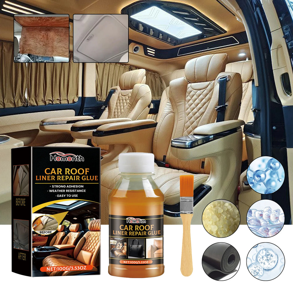 Car Headliner Repair Glue Kit – Quick-Dry Heat-Resistant Adhesive Headliner Repair Adhesive Qst