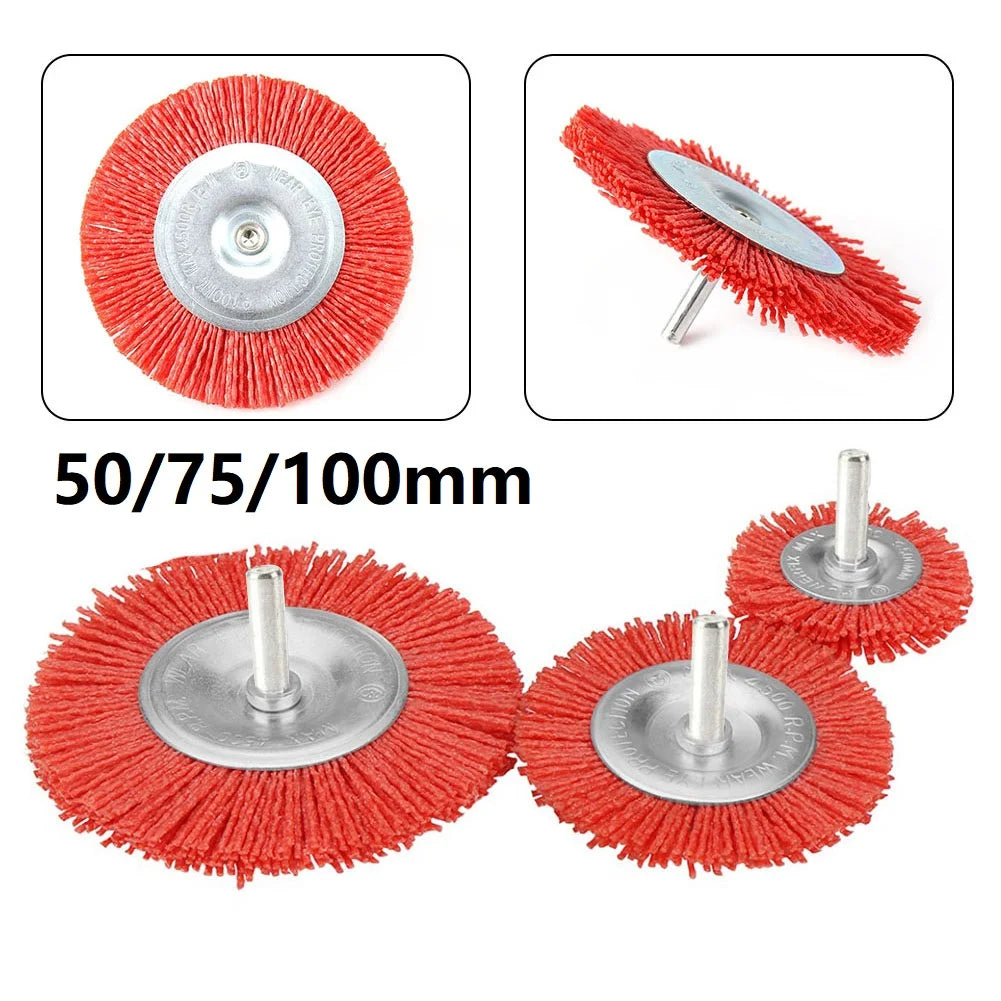Nylon Cup Brush Wire Wheel – Polishing & Deburring 50/75/100mm Abrasive Cup Brush Qme