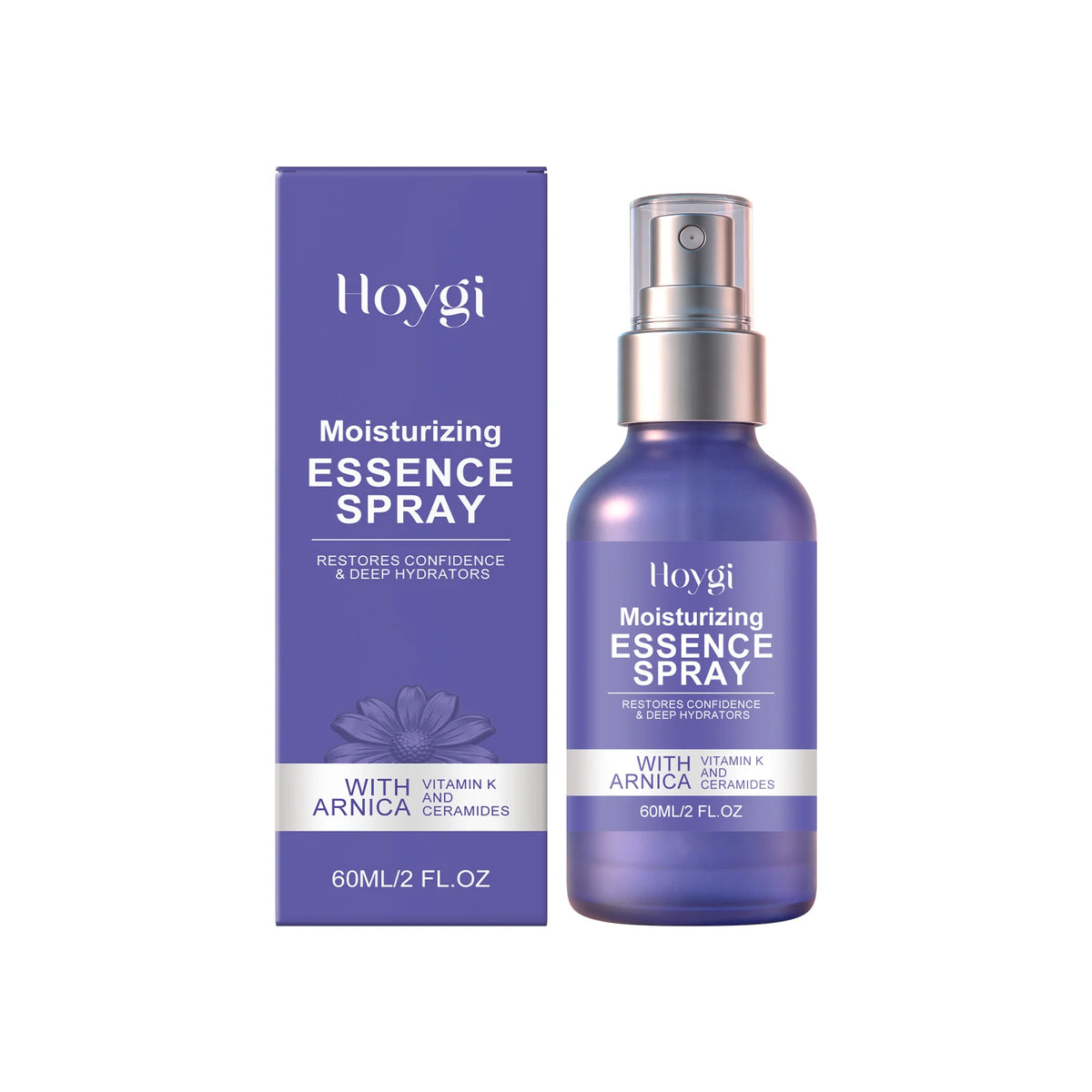 Hoygi Ceramide Arnica Face Mist – Deep Hydration Spray Facial Essence Mist Qst 60ml Boxed