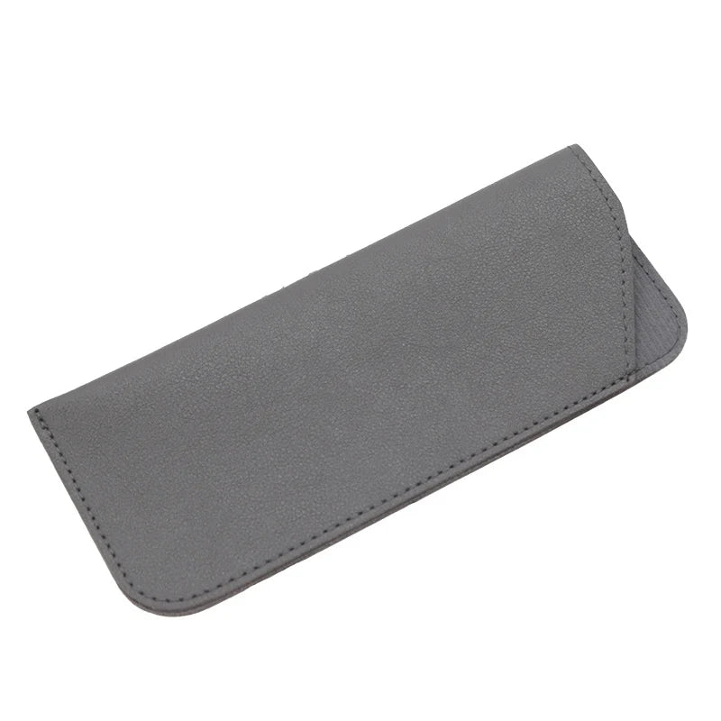 Solid Glasses Bag Protective Case | Sunglasses & Reading Cover Eyewear Protective Case Qme Dark Grey