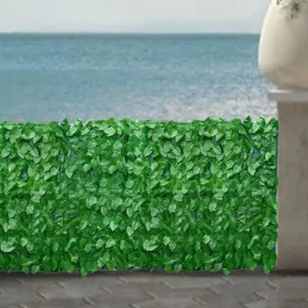 Artificial Flower Leaf Fence Panels 50x100cm | Outdoor Garden Artificial Fence Panel Qme