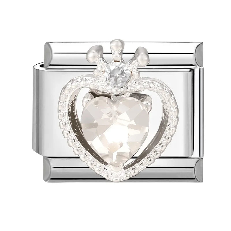 Zircon Stars Shell Butterfly Italian Charm Links – 39 Colors
