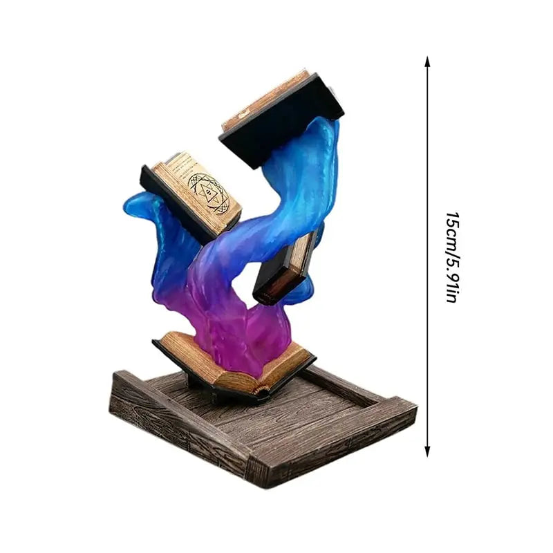Tomes of Magic Dice Tower – Resin D&D RPG Sculpture Dice Tower Sculpture Qst