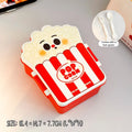 Bento Lunch Box with Compartments & Utensils – 800ml Bento Lunch Box Qme 18CM white