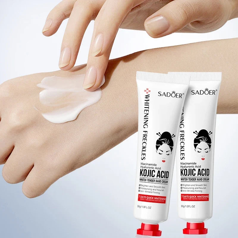 Kojic Acid Hand Cream – Hydrating, Brightening & Moisturizing Brightening Hand Cream Qme