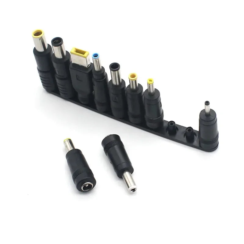 Universal Laptop DC Power Charger Adapter Tips Set – 10pcs Laptop Charger Adapter Qme