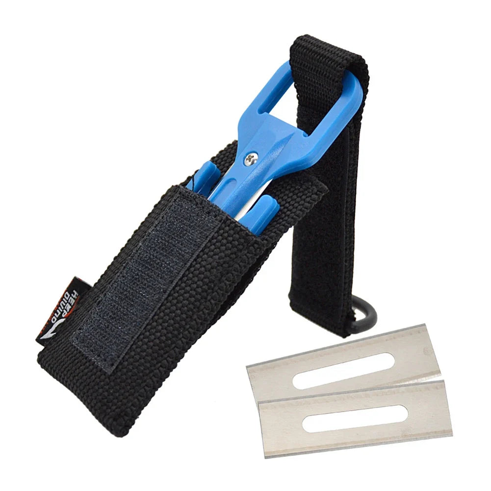 Scuba Diving Cutting Tool – Spearfishing Dive Knife Set Dive Cutting Tool Qme Blue