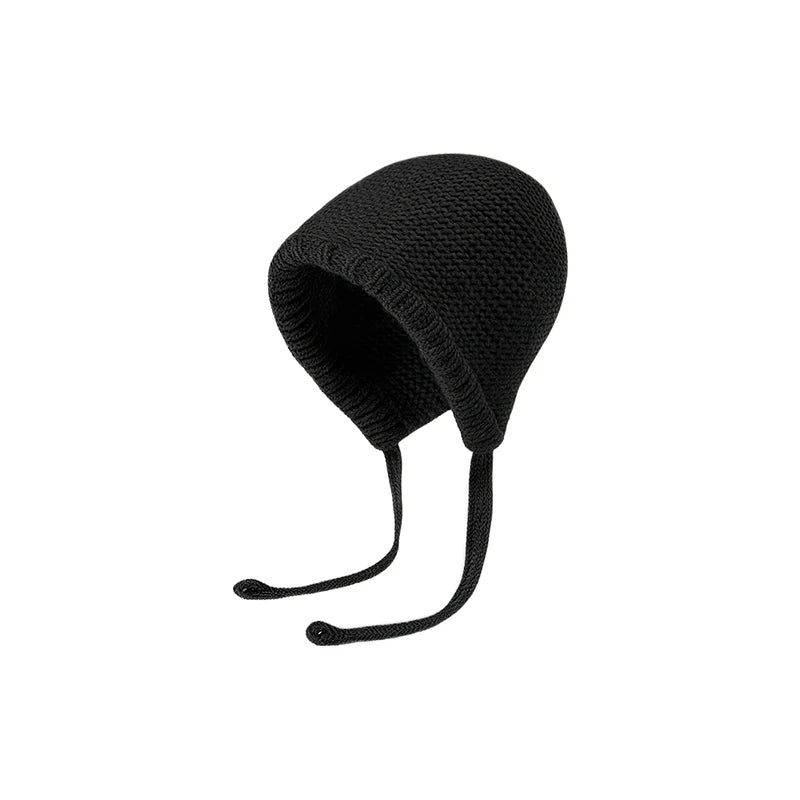 Women's Knitted Winter Beanie – Windproof Tassel Ear Cover Hat Knitted Winter Beanie Qst A7