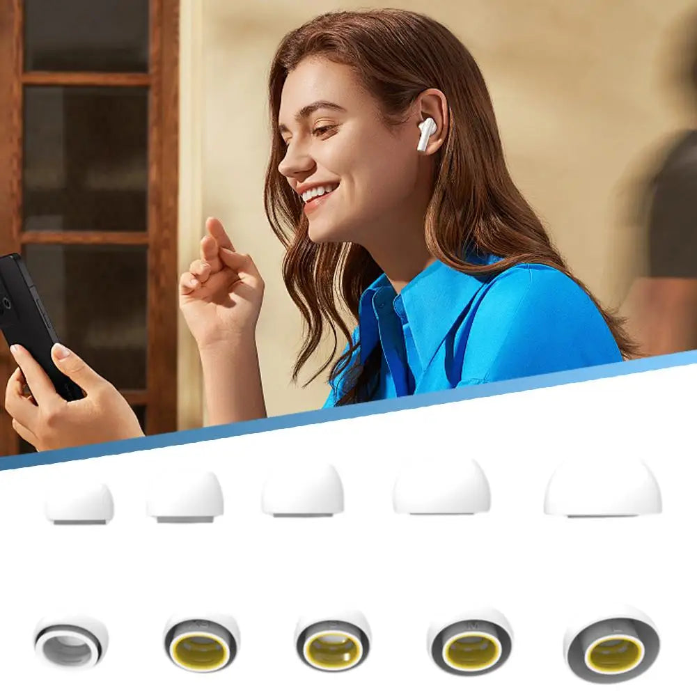 Silicone Replacement Ear Tips for AirPods Pro 3 – Soft Fit Replacement Ear Tips Qme