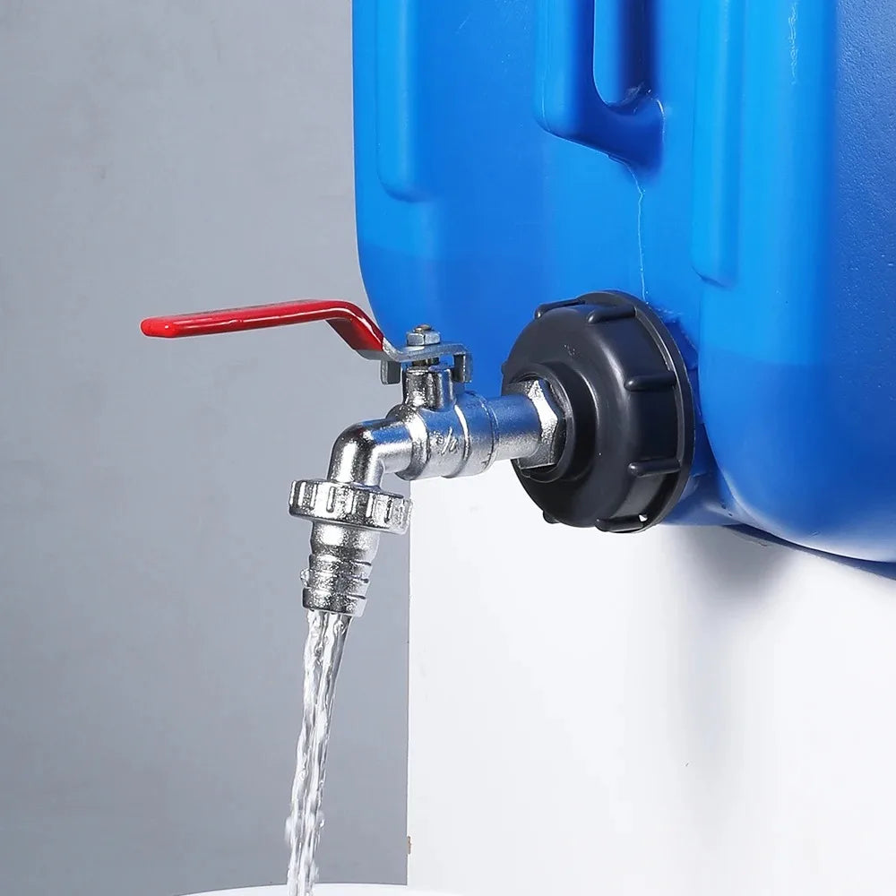 IBC Tank Tap Adapter S60 Coarse Thread 1/2" 3/4" Hose Coupling IBC Tank Hose Adapter Qme