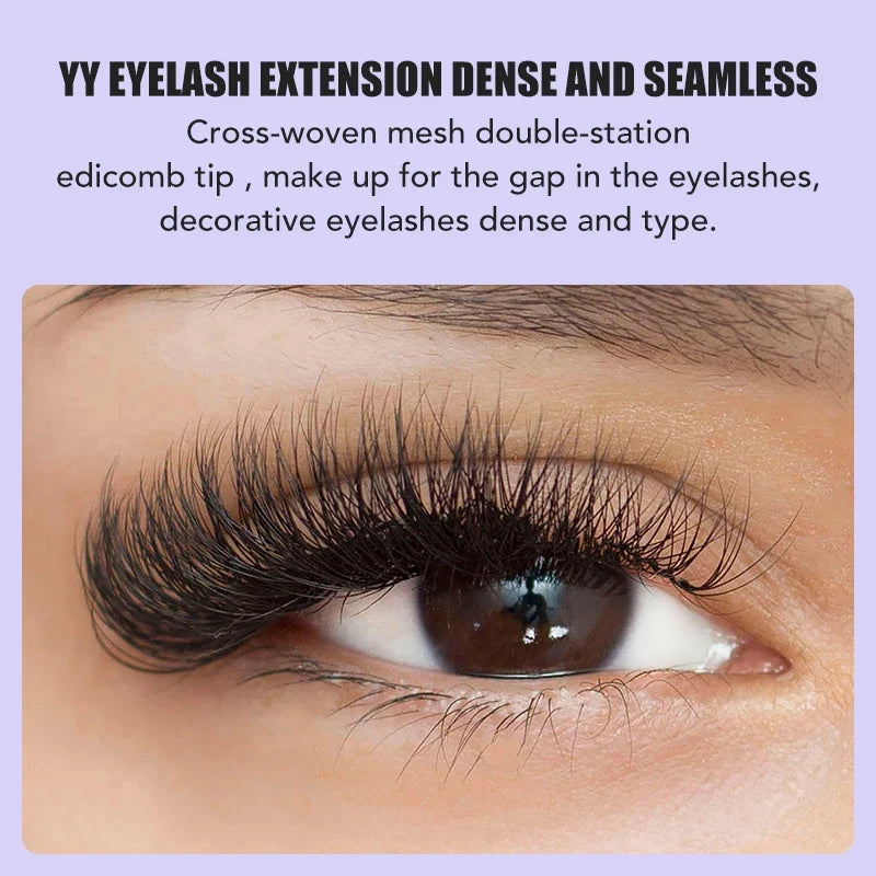 NATUHANA Y-Shaped Split Tip Eyelash Extensions – Volume Fans Eyelash Extensions Qme