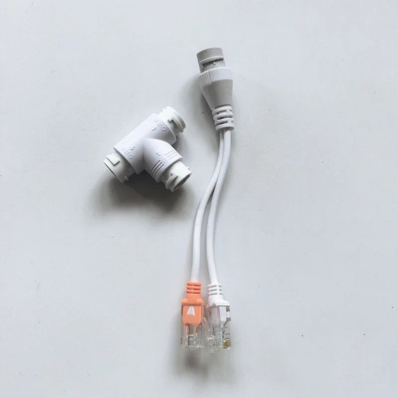1-to-2 POE Combiner Splitter 12V Centralized Power Supply POE Power Splitter Qme