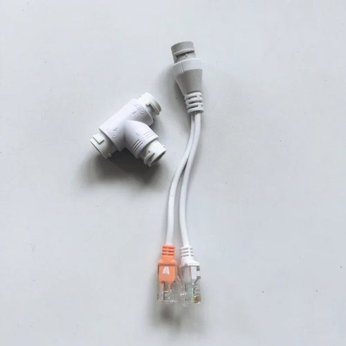 1-to-2 POE Combiner Splitter 12V Centralized Power Supply POE Power Splitter Qme