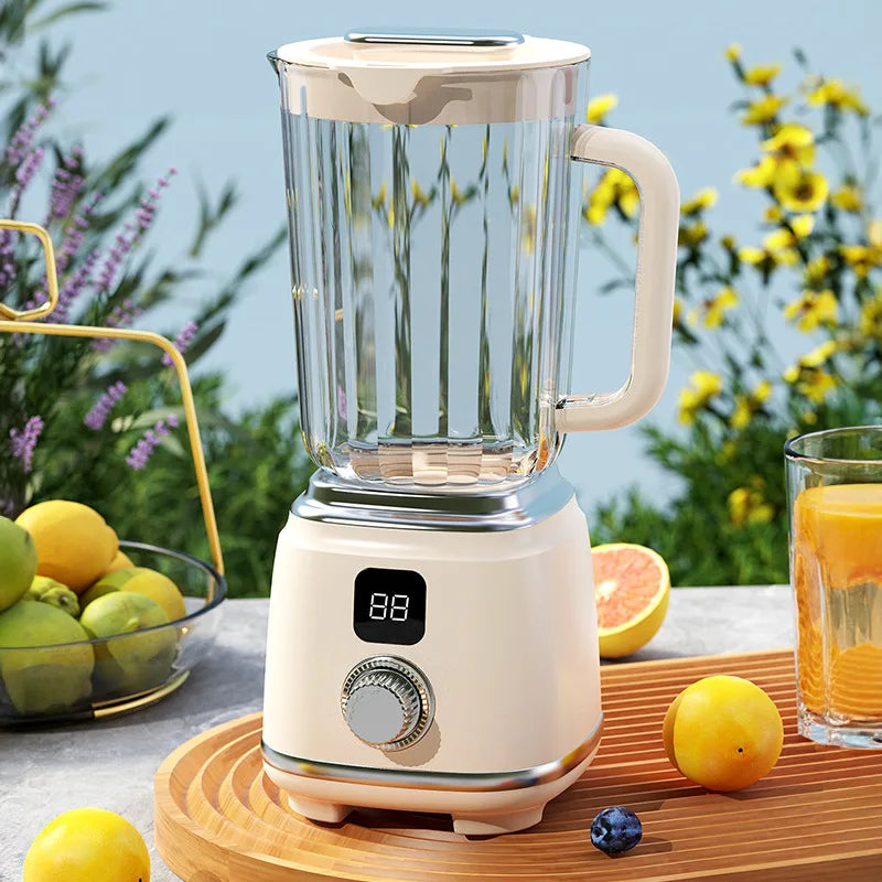 HAOYUNMA Portable Large Capacity Juicer for Home Use Electric Juicer Qst white CN