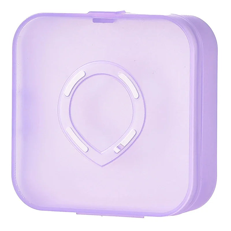 Camera-Style Empty Air Cushion Puff Compact Makeup Case Makeup Compact Case Qme Purple