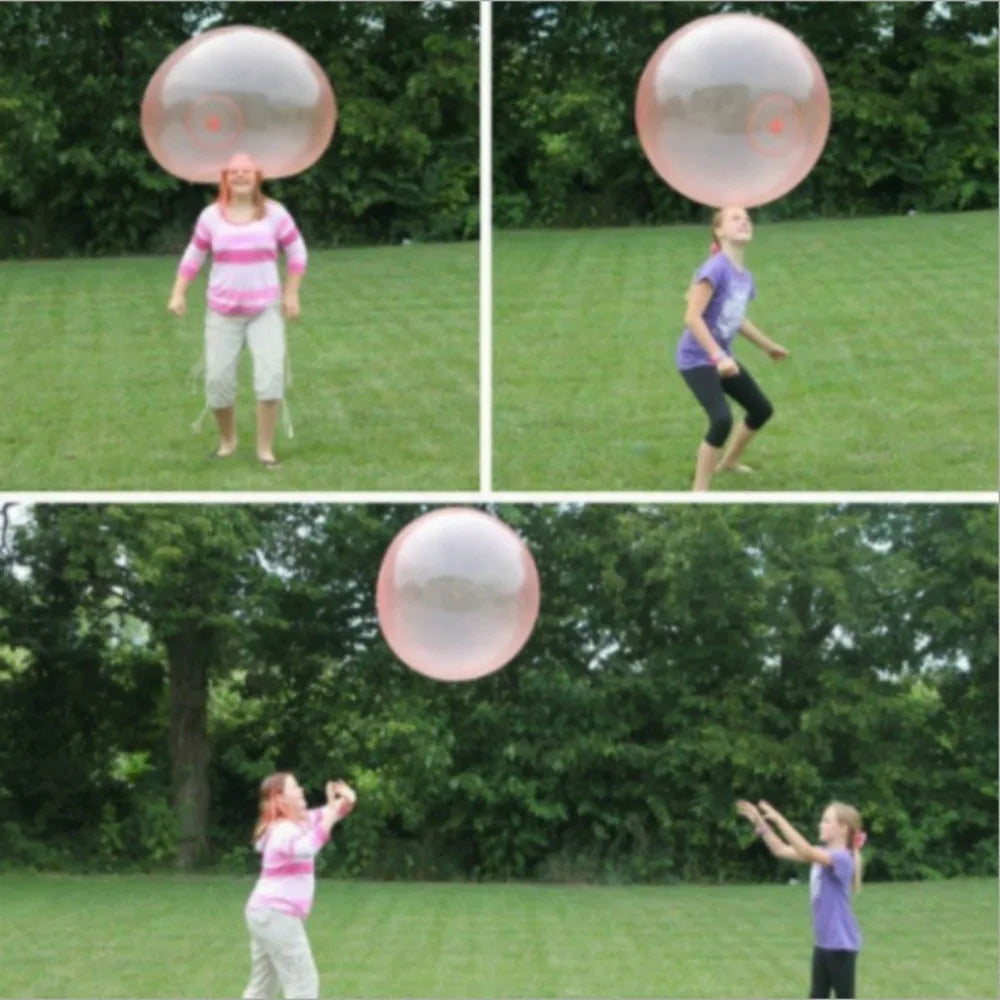 Water Filled Transparent Bubble Balls – Kids' Birthday Party Outdoor Party Ball Qme