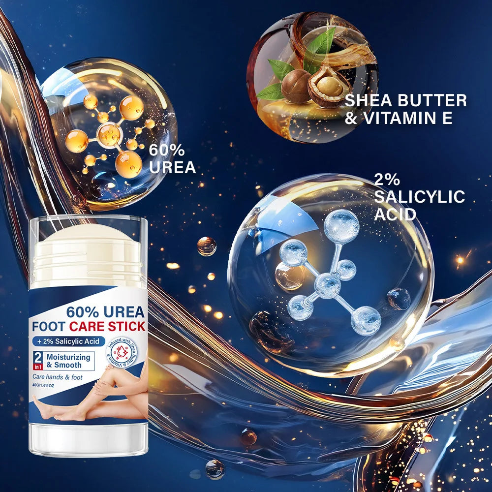 60% Urea Foot Care Stick – Shea Butter & Vitamin E Balm Foot Care Balm Stick Qst