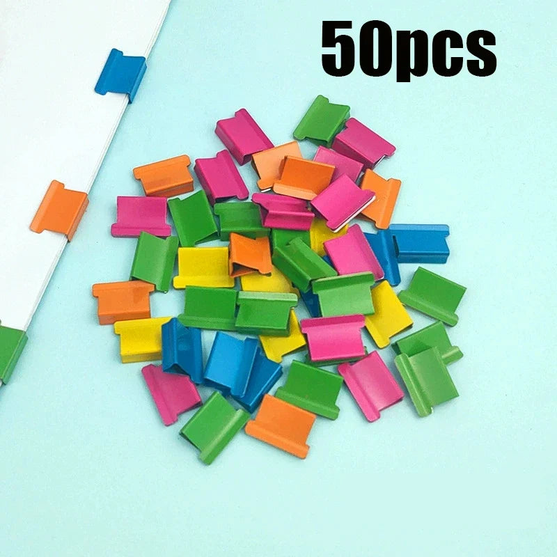 Mini Staple-Free Hand Clip Push Stapler – Reusable Paper Binder Staple-Free Stapler Qme