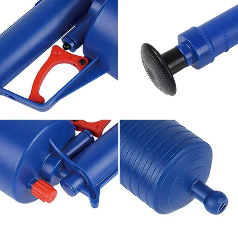 High-Pressure Drain Plunger Pump – Toilet, Sink & Floor Drain Plunger Pump Qme
